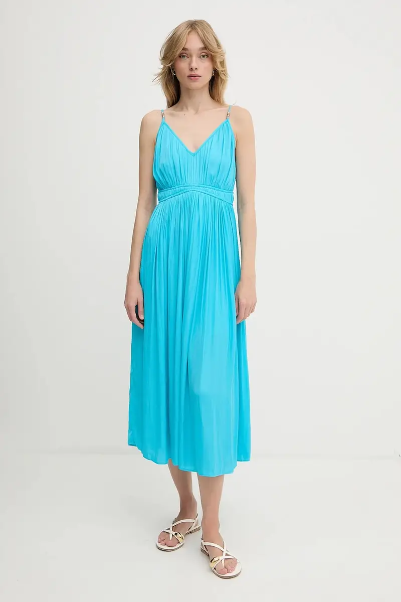 vestito colore turchese ROIYA