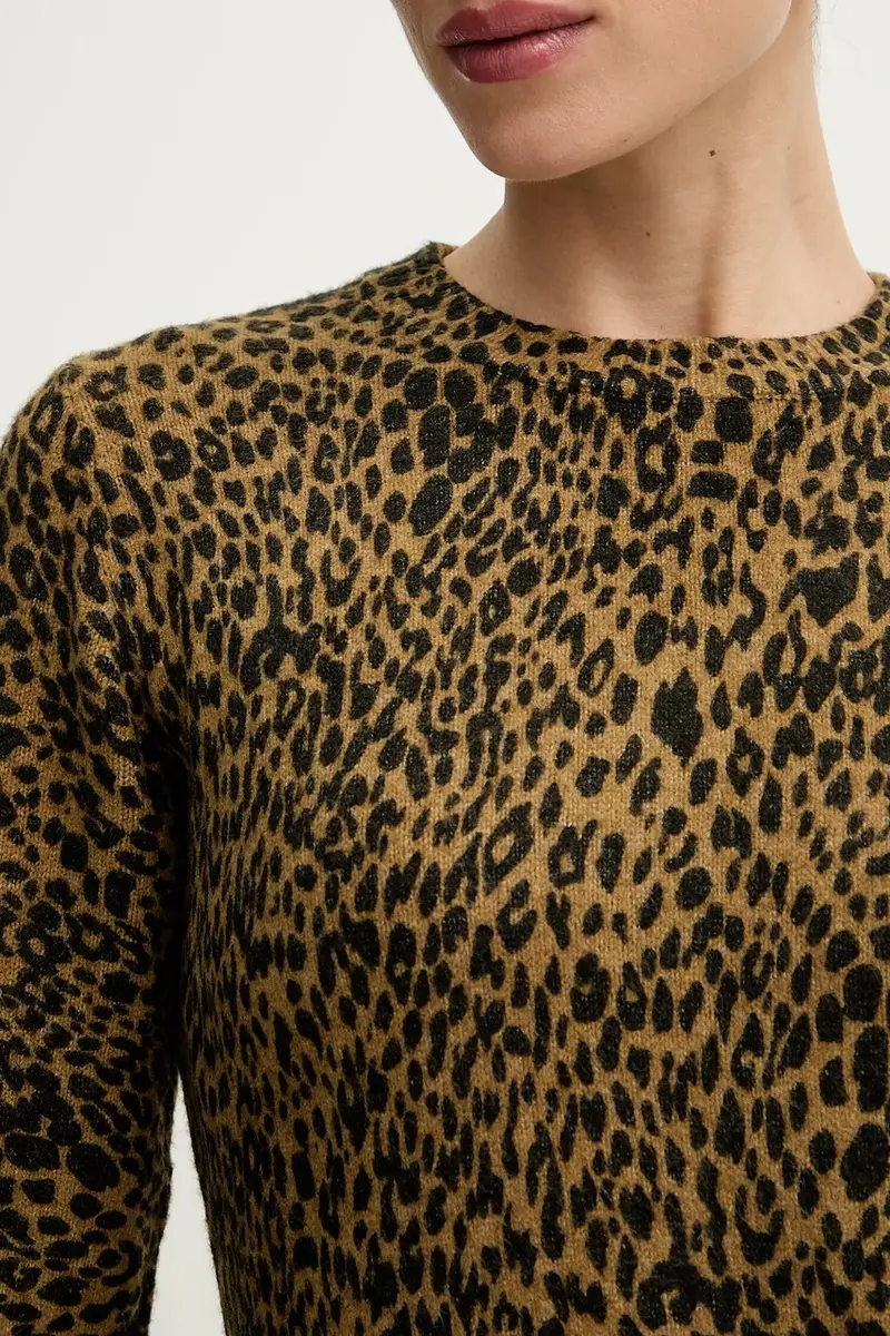 vestito con aggiunta di lana Verde miniatura 5