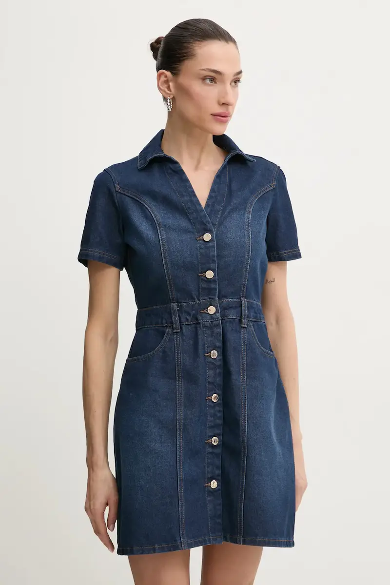 vestito di jeans colore blu navy