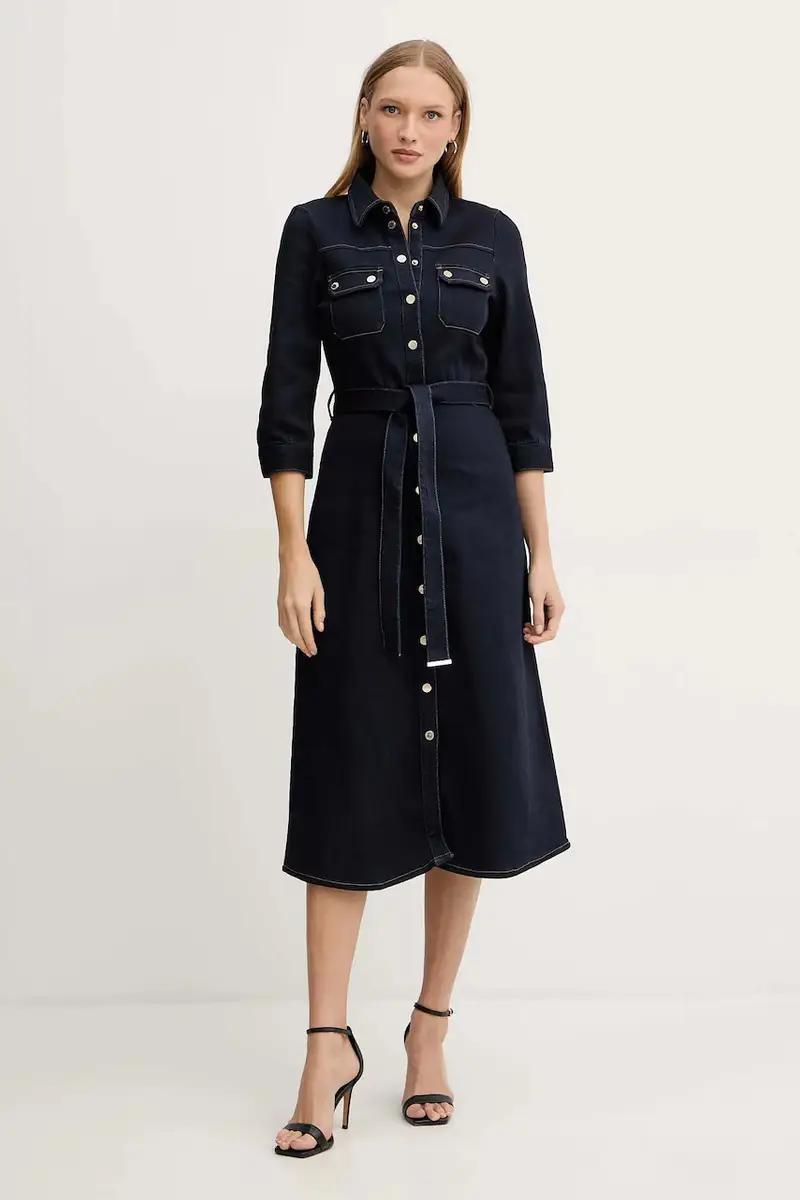 vestito di jeans colore blu navy RJEANA