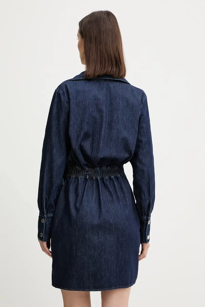 vestito di jeans colore blu RICK miniatura 3