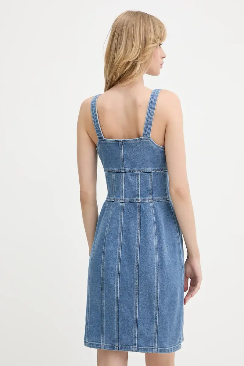 vestito di jeans colore blu RSTRAP miniatura 3