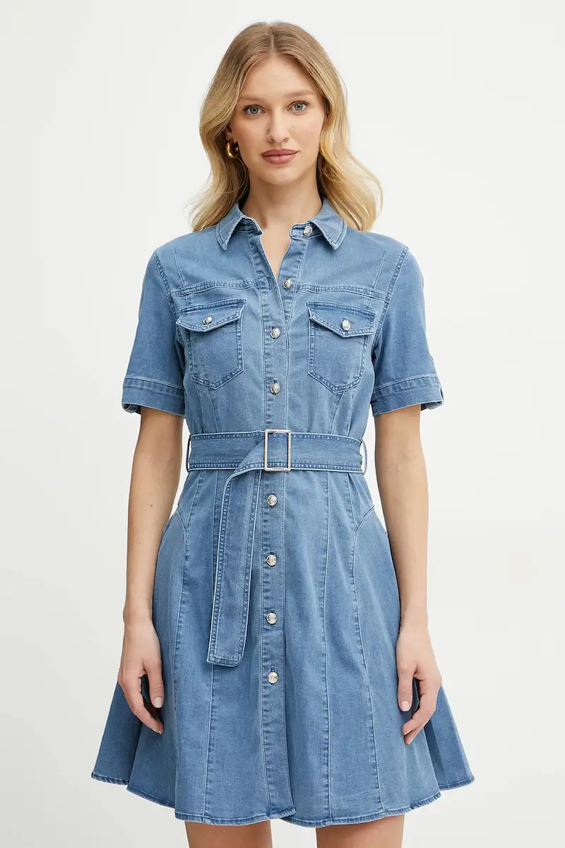 vestito di jeans RIXES colore blu RIXES