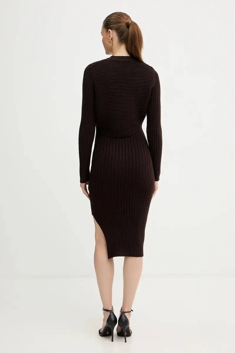 vestito e maglione colore marrone RMOMO miniatura 3