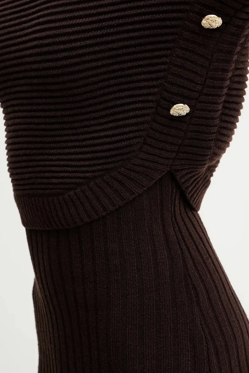 vestito e maglione colore marrone RMOMO miniatura 5