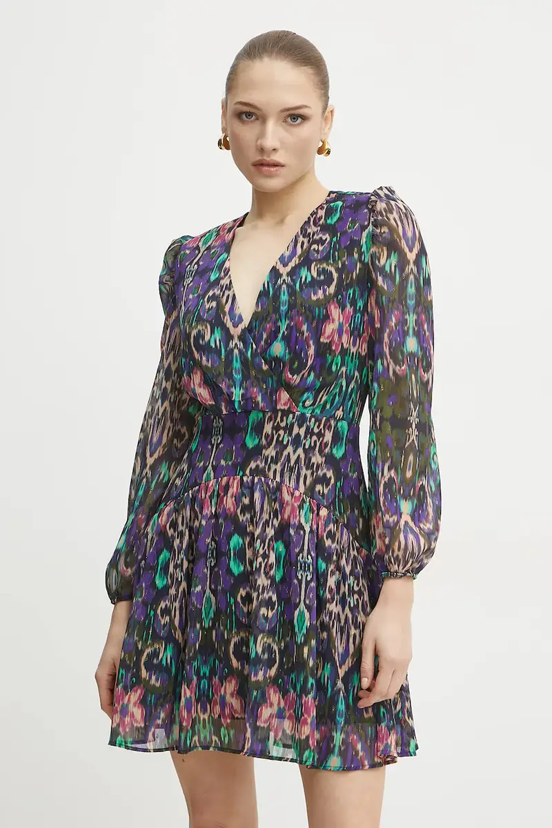 vestito RABIL.F colore violetto RABIL.F miniatura 2