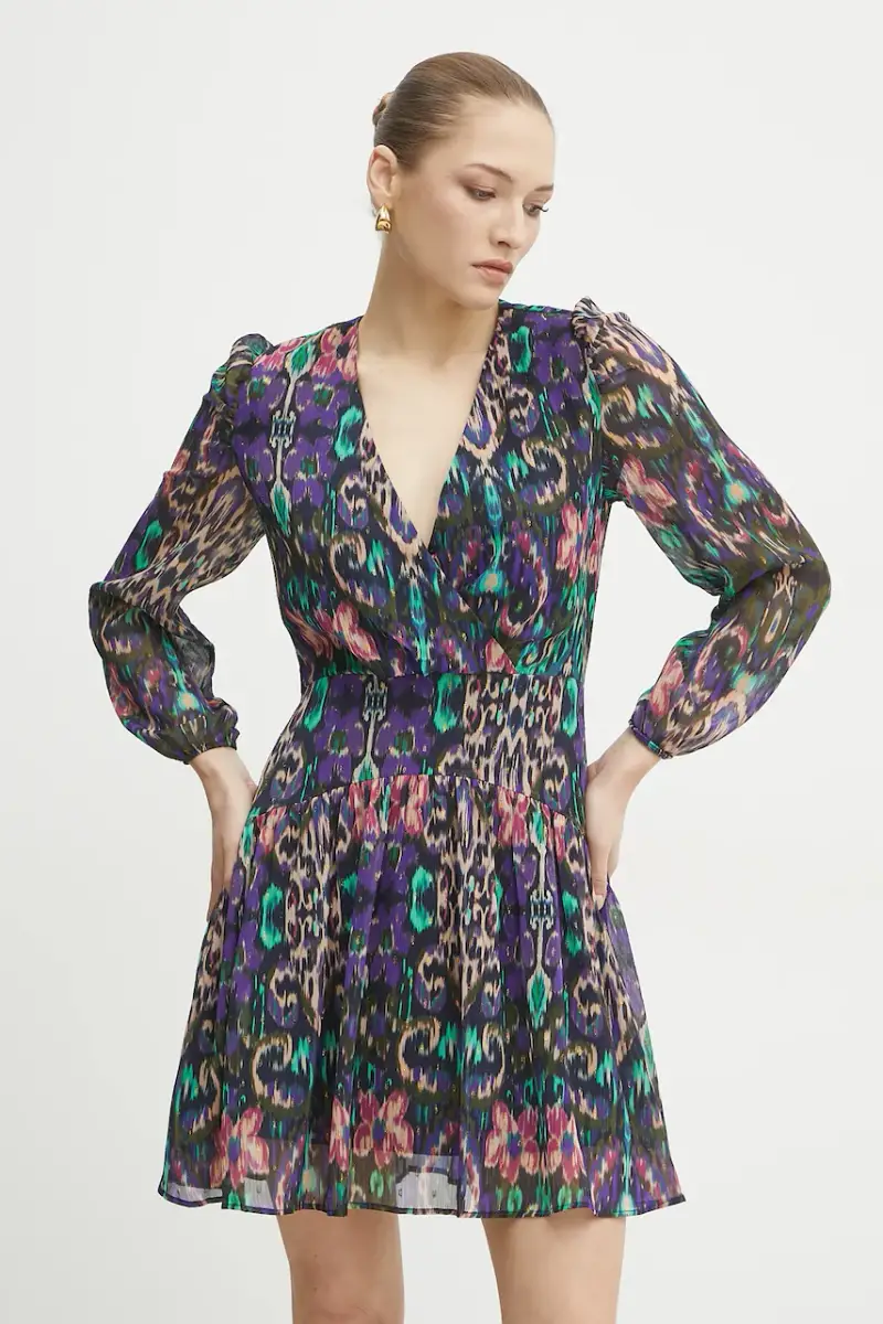 vestito RABIL.F colore violetto RABIL.F miniatura 4