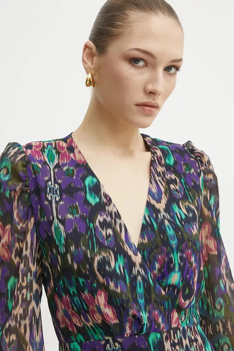 vestito RABIL.F colore violetto RABIL.F miniatura 5