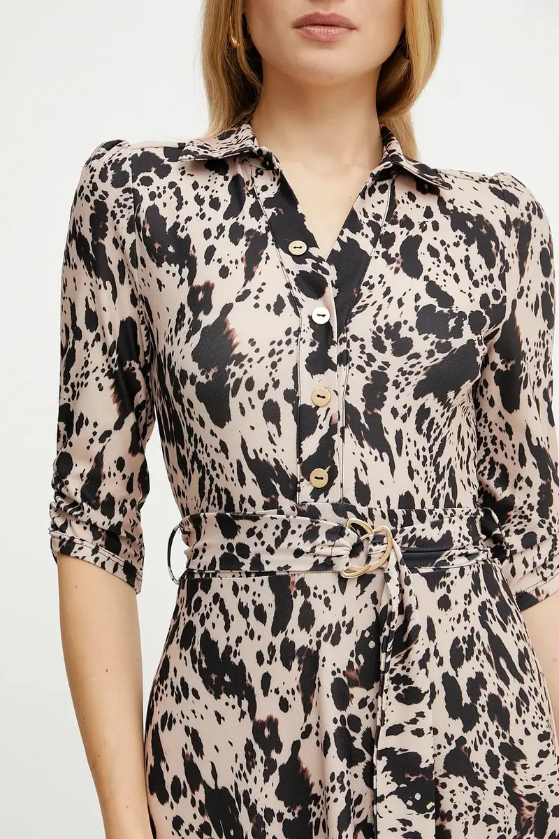 vestito RAKEL colore beige RAKEL miniatura 4