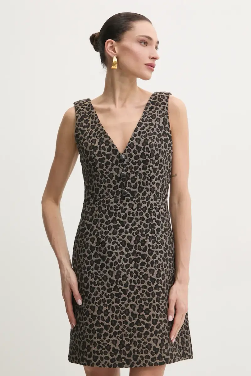 vestito RBILI.F colore beige RBILI.F