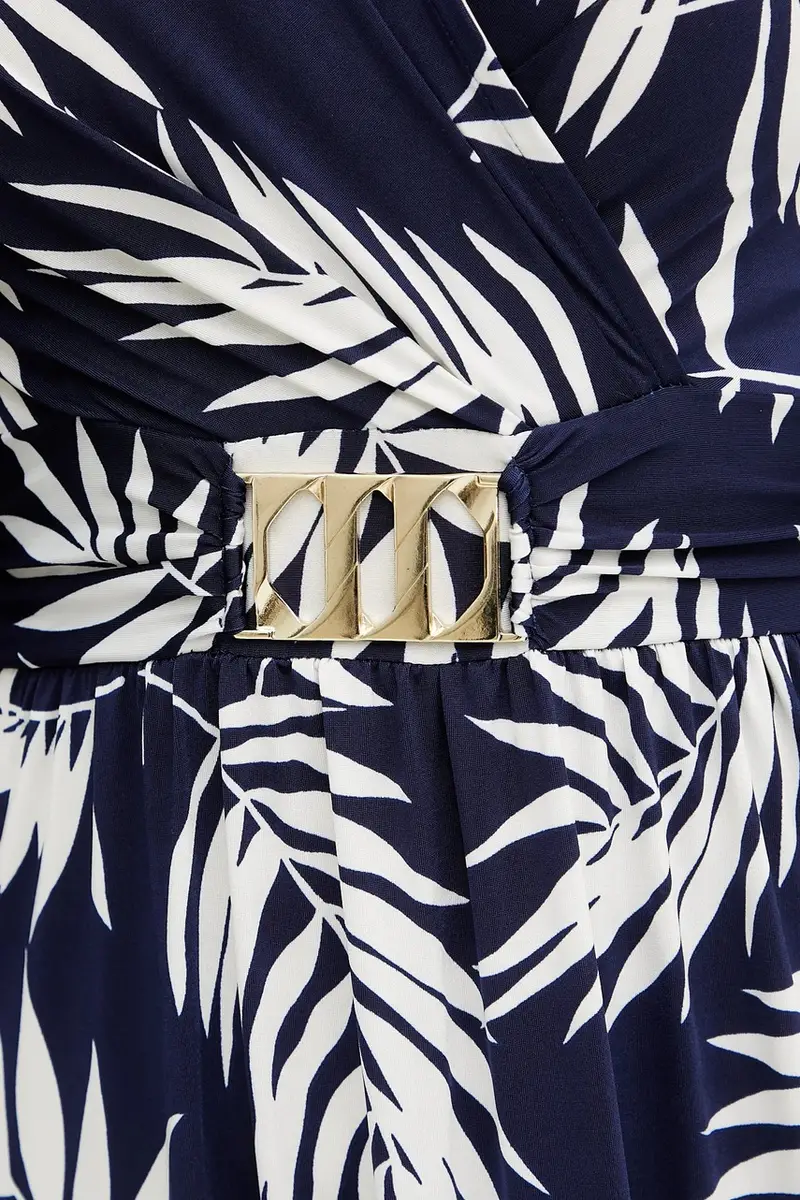 vestito RFLORI colore blu navy RFLORI miniatura 5