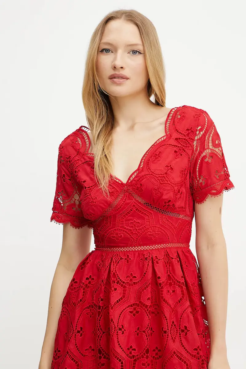 vestito ROMBRE colore rosso ROMBRE miniatura 4