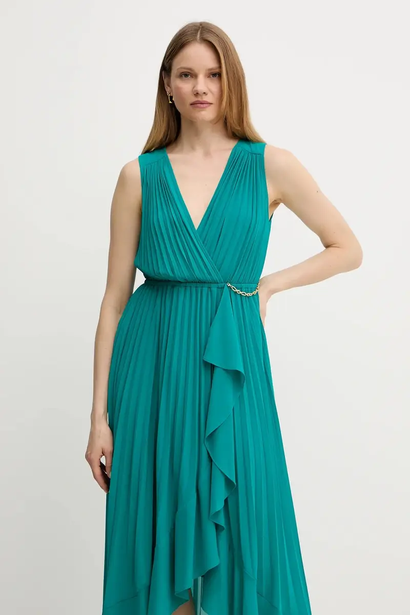 vestito ROSYTA colore verde ROSYTA Turchese miniatura 4