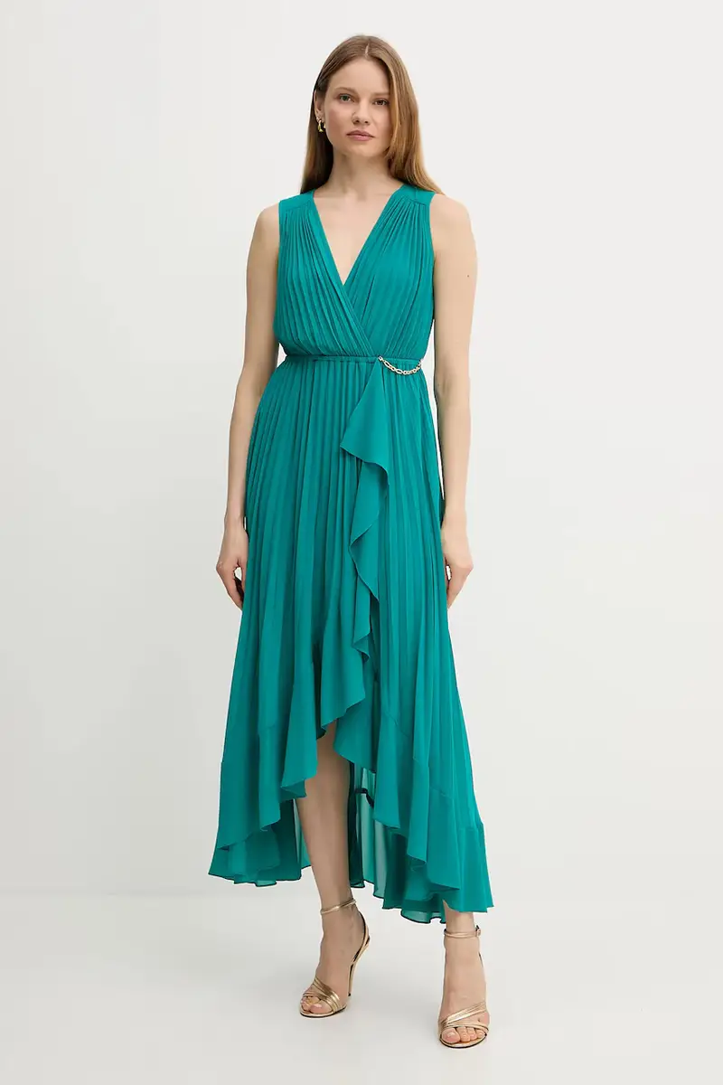 vestito ROSYTA colore verde ROSYTA Turchese