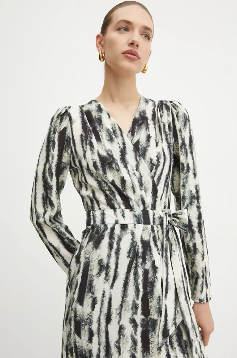 vestito ROZEL.F colore beige ROZEL.F Nero miniatura 4