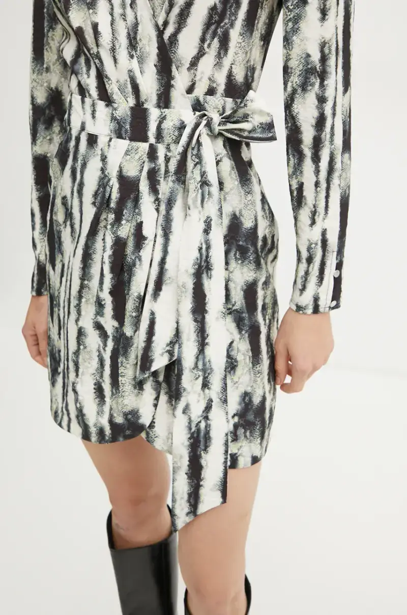 vestito ROZEL.F colore beige ROZEL.F Nero miniatura 5