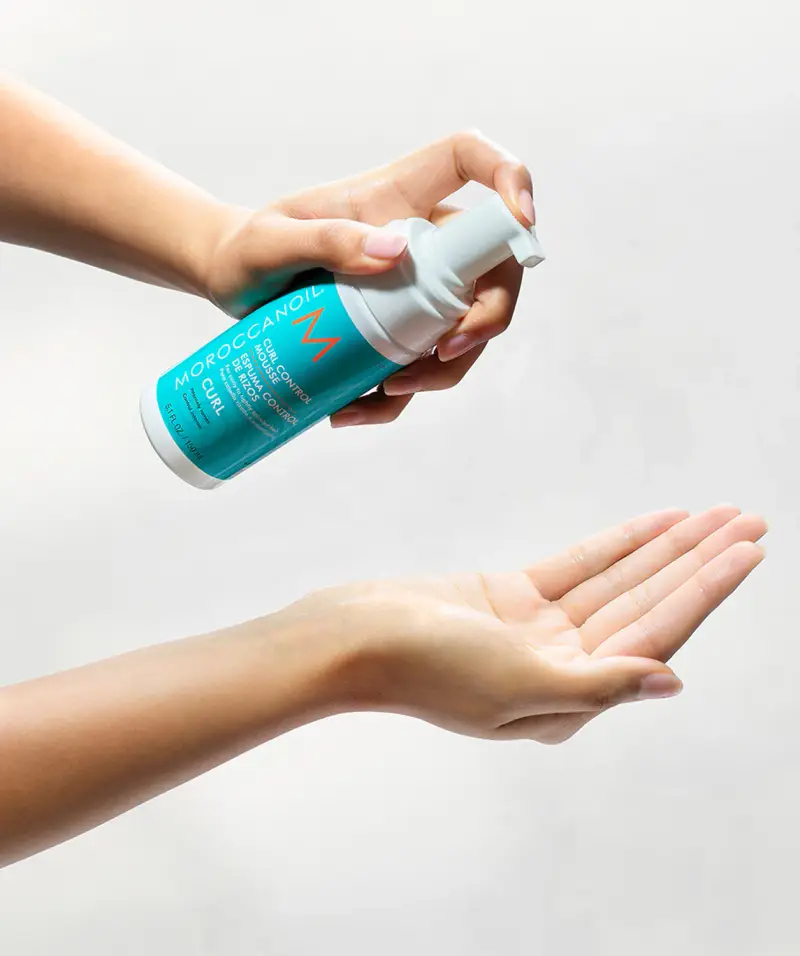 Curl Curl Control Mousse - Mousse capelli, Schiuma capelli ricci, Capelli ricci miniatura 3