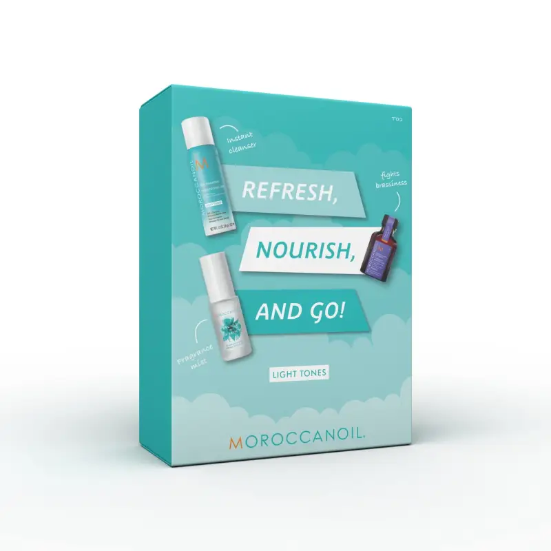 Essential Refresh, Nourish & Go 2025 - Light Tones - Cofanetto per capelli