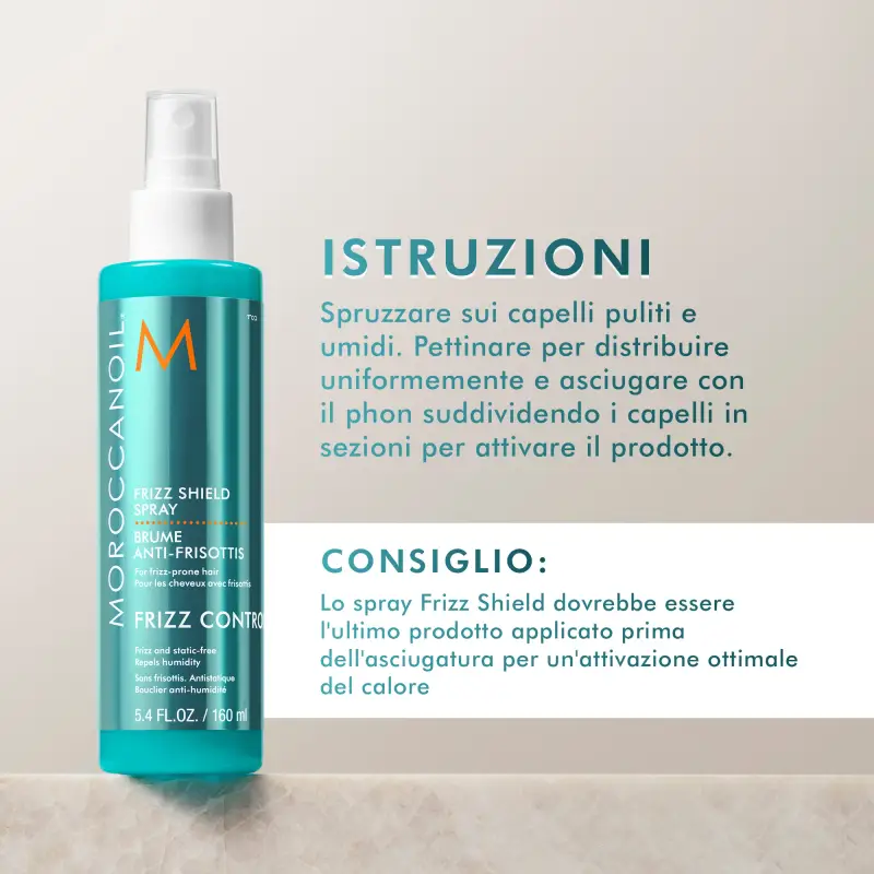 Frizz Control Frizz Shield Spray - Prodotti termo protettivi capelli miniatura 4