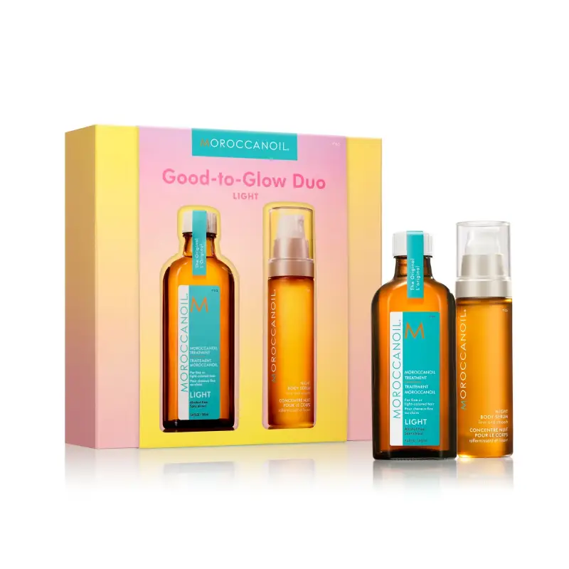 Treatment Good To Glow Duo - Light - Cofanetto trattamento, Cofanetto per capelli miniatura 2