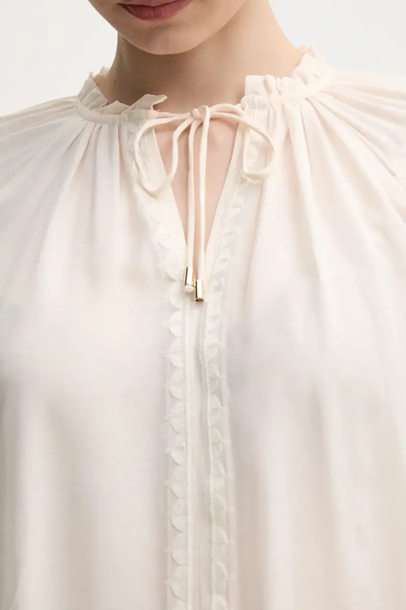 camicetta donna colore beige 168140 miniatura 5