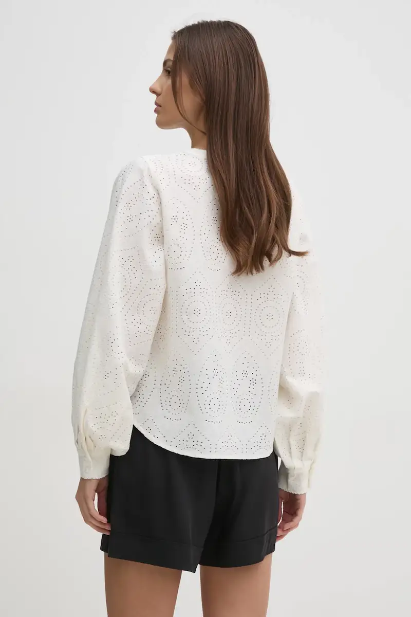 camicetta donna colore beige 169430 miniatura 3