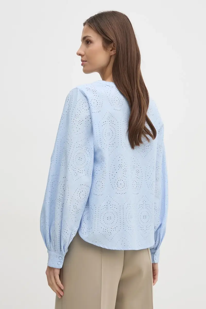 camicetta donna colore blu 169430 miniatura 3