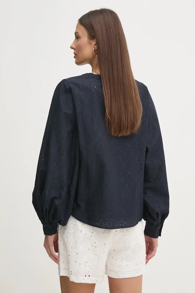 camicetta donna colore blu navy 169430 miniatura 3