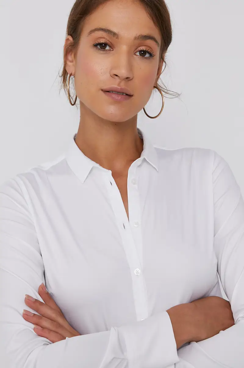 camicia donna Bianco miniatura 4