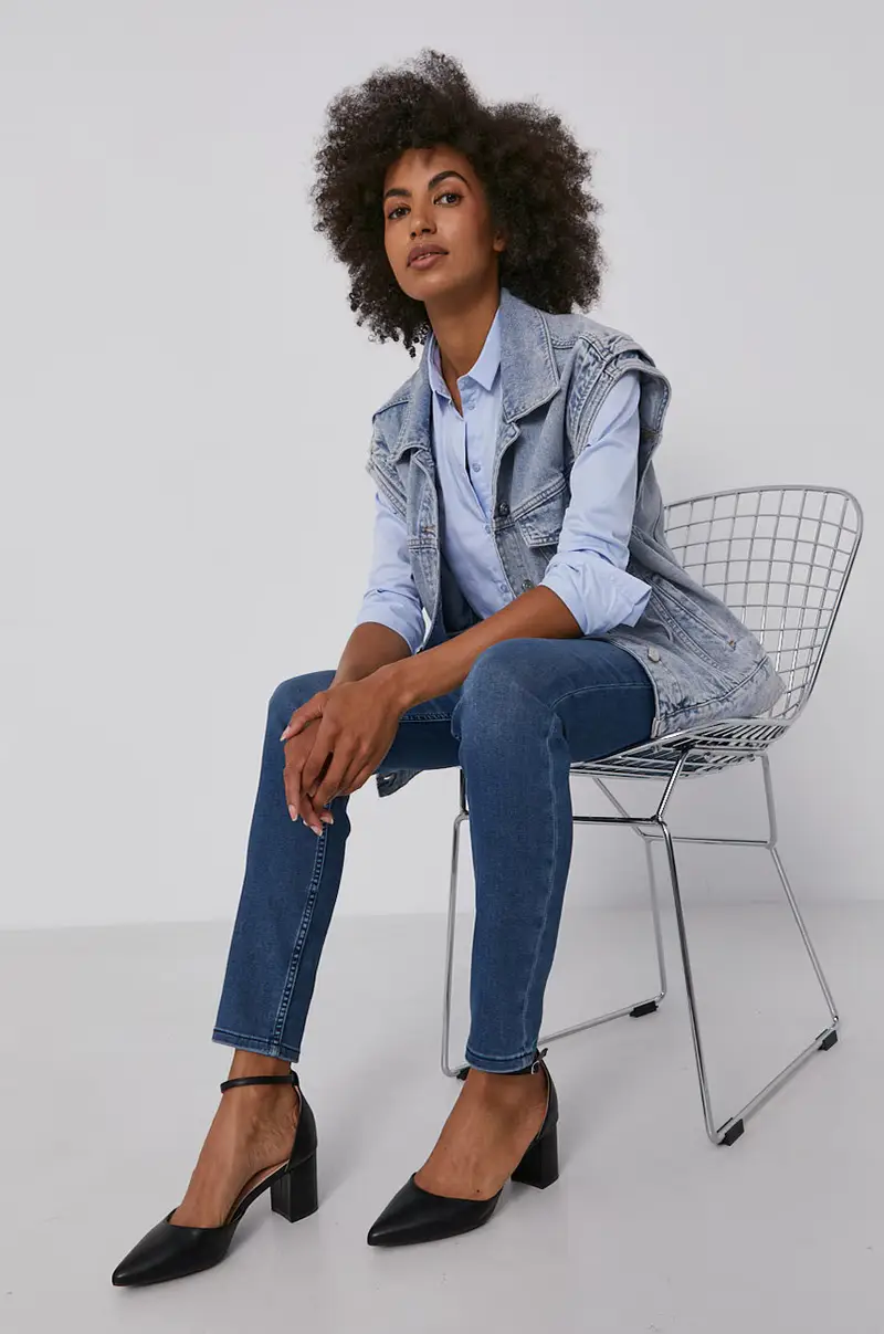 camicia donna Blu miniatura 3