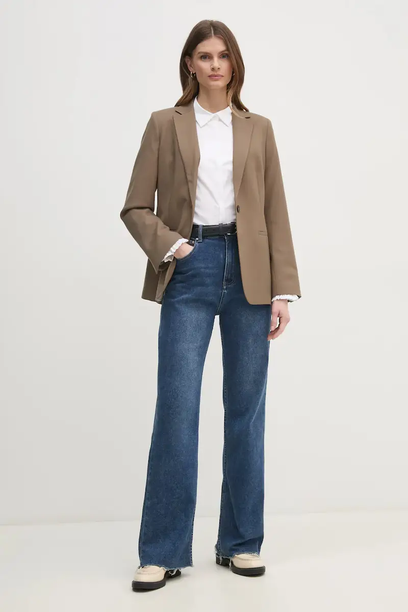 camicia donna colore beige 144070 Bianco miniatura 2