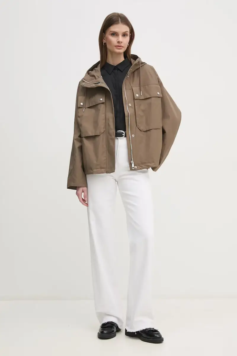 camicia donna colore beige 144070 Nero miniatura 2