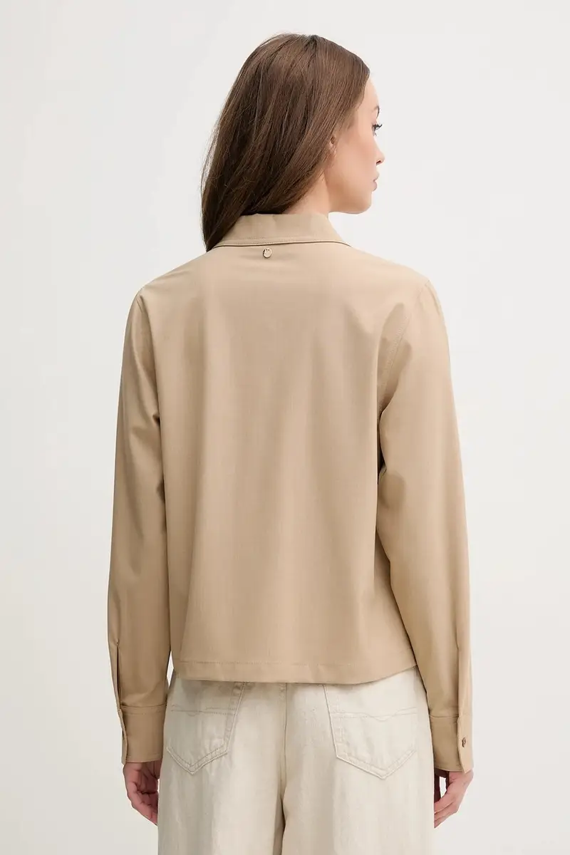 camicia donna colore beige 169790 miniatura 3