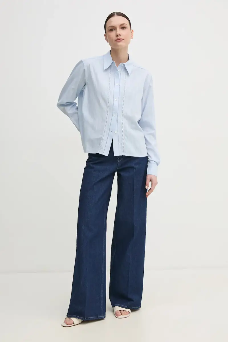 camicia donna colore blu 168120 miniatura 2