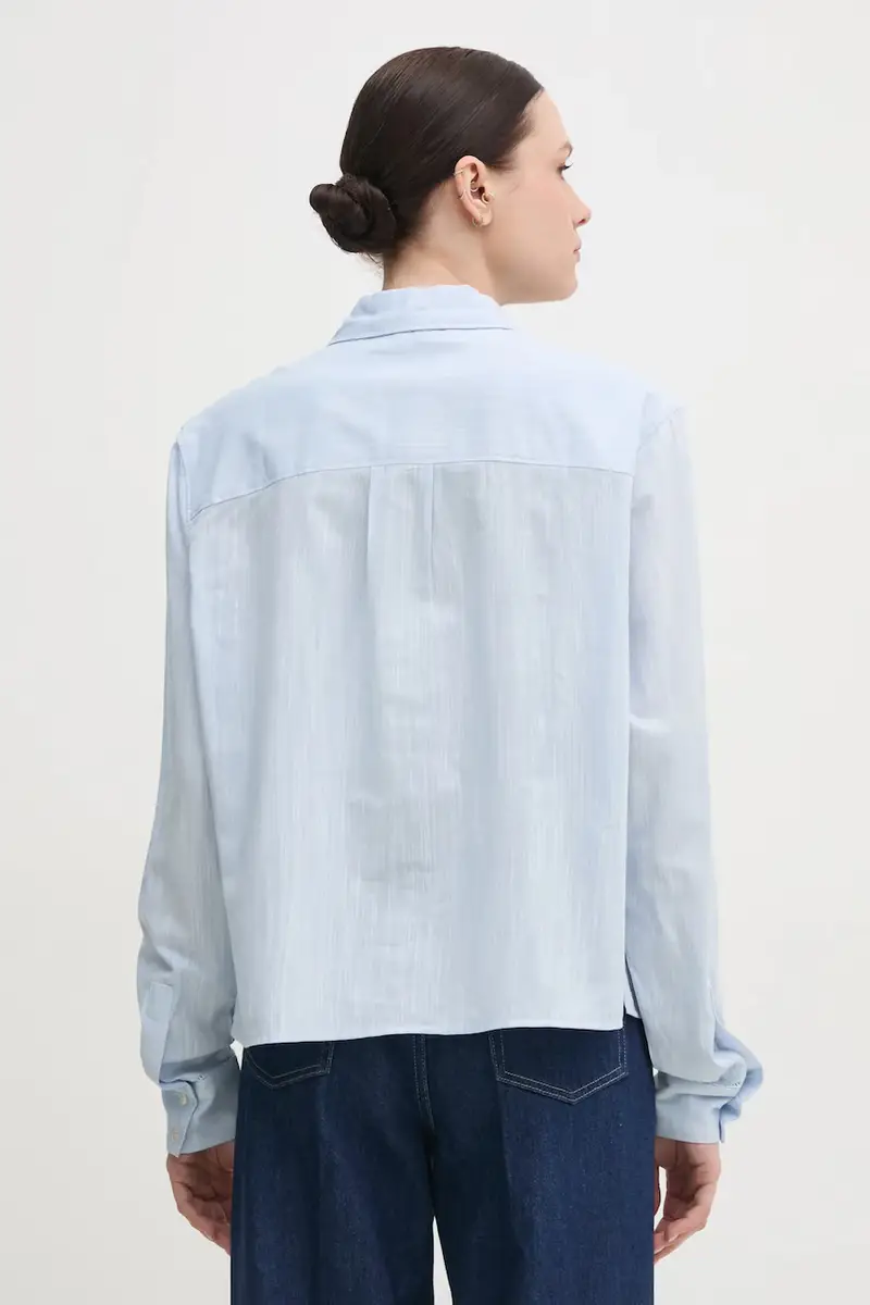 camicia donna colore blu 168120 miniatura 3