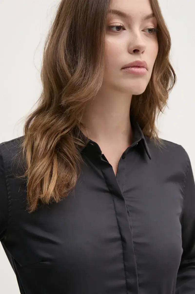 camicia donna colore grigio miniatura 4