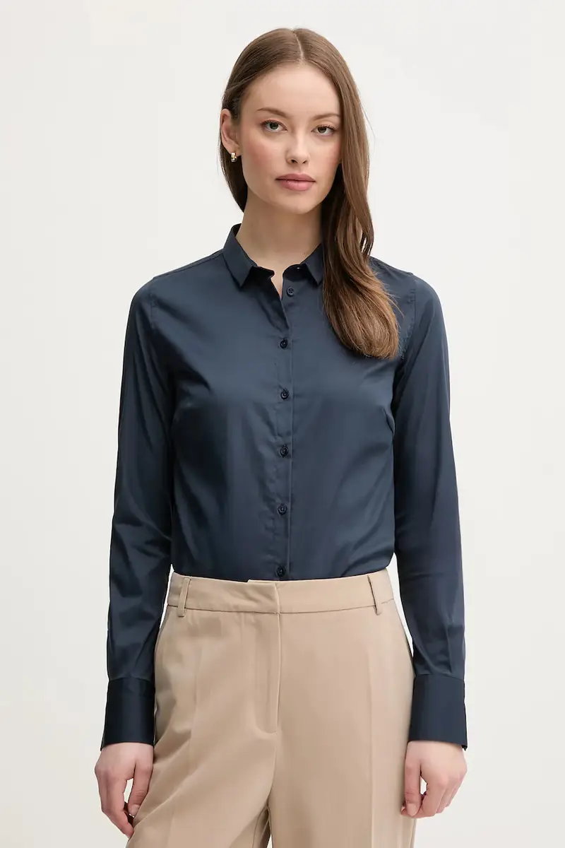 camicia donna colore nero Blu navy