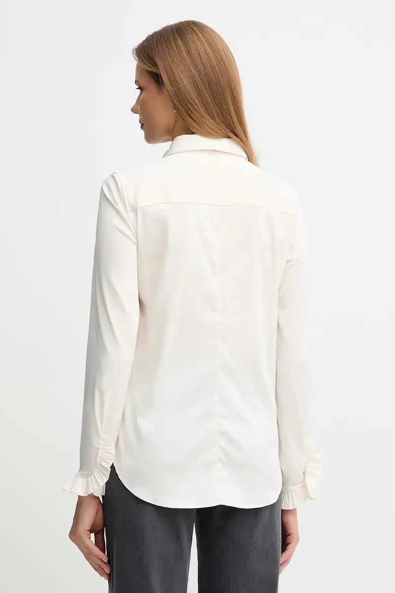 camicia donna colore verde 144070 Beige miniatura 3