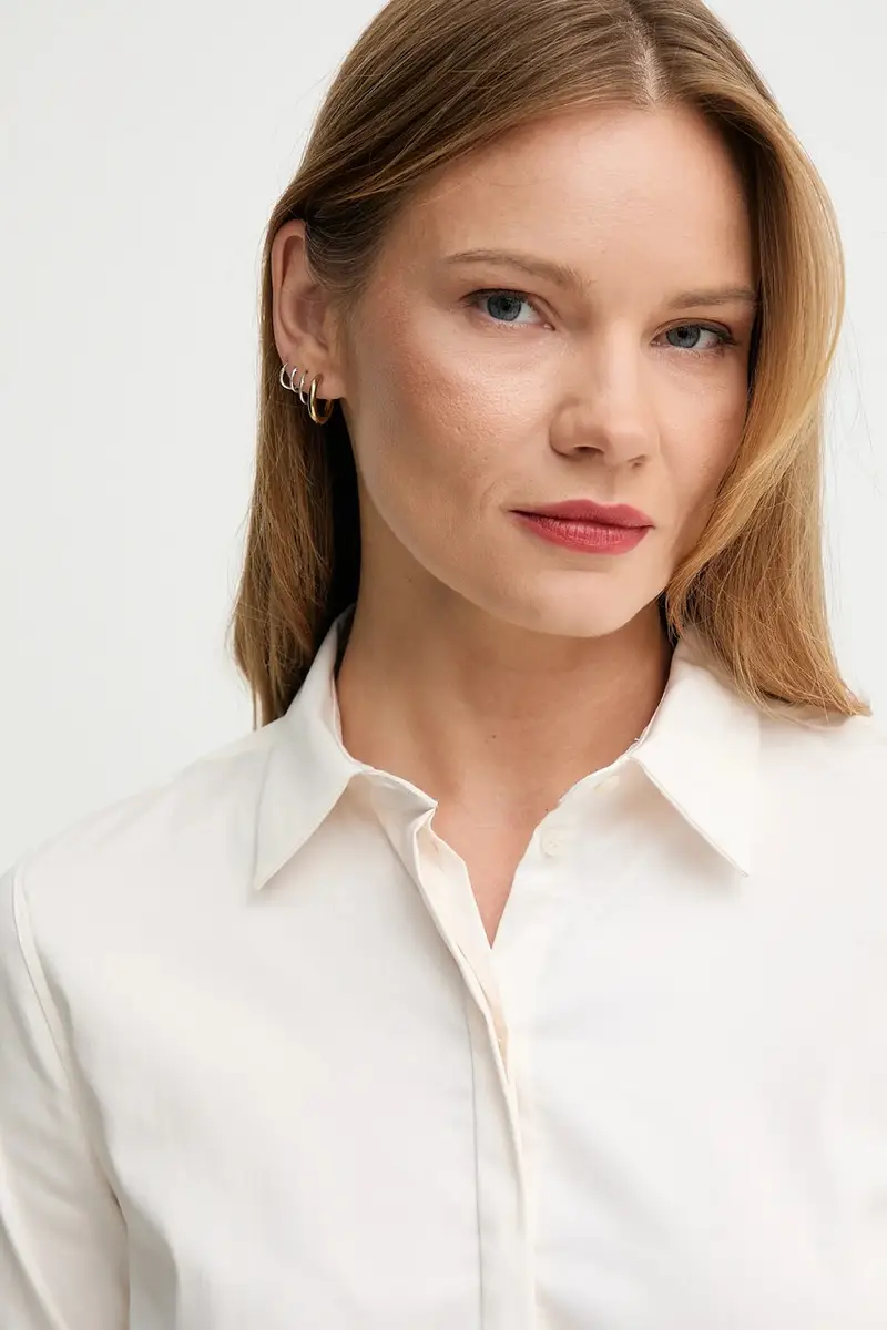 camicia donna colore verde 144070 Beige miniatura 4