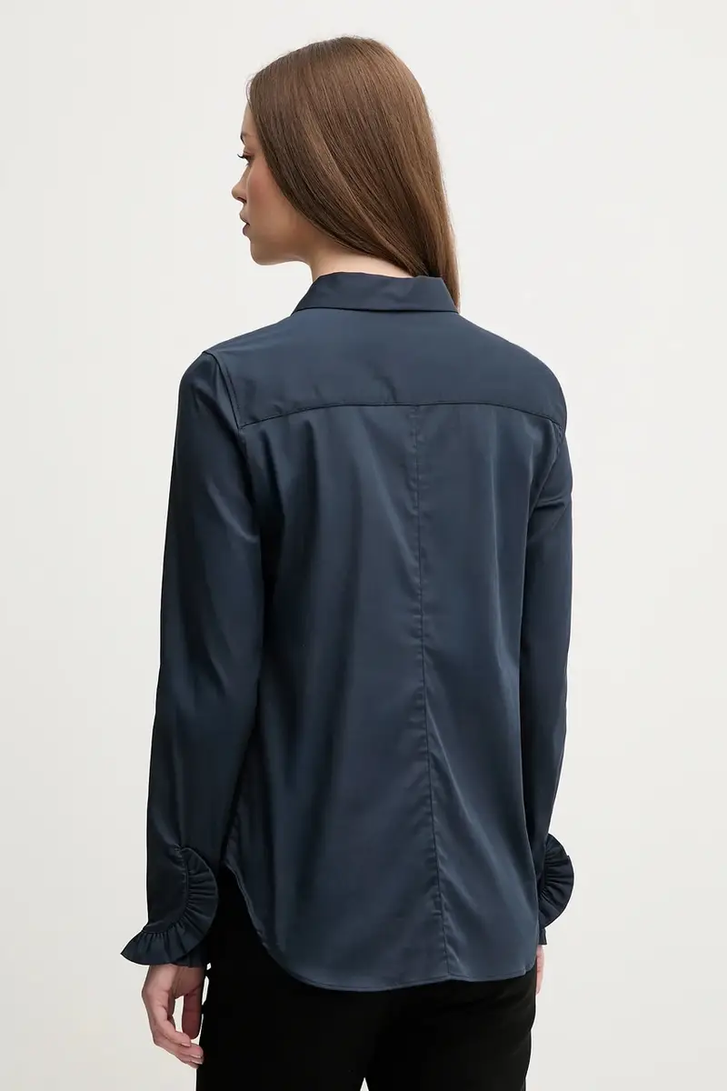 camicia donna colore verde 144070 Blu navy miniatura 3