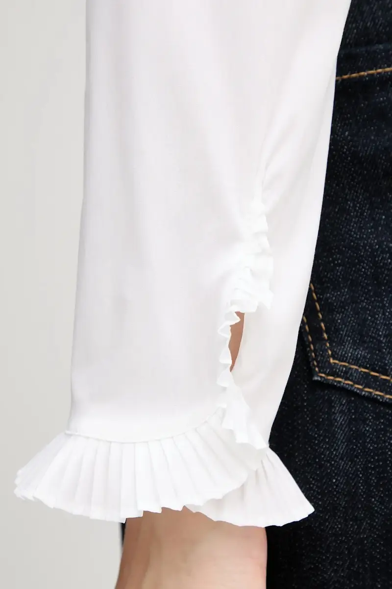 camicia HASSIE donna colore bianco 174320 miniatura 5