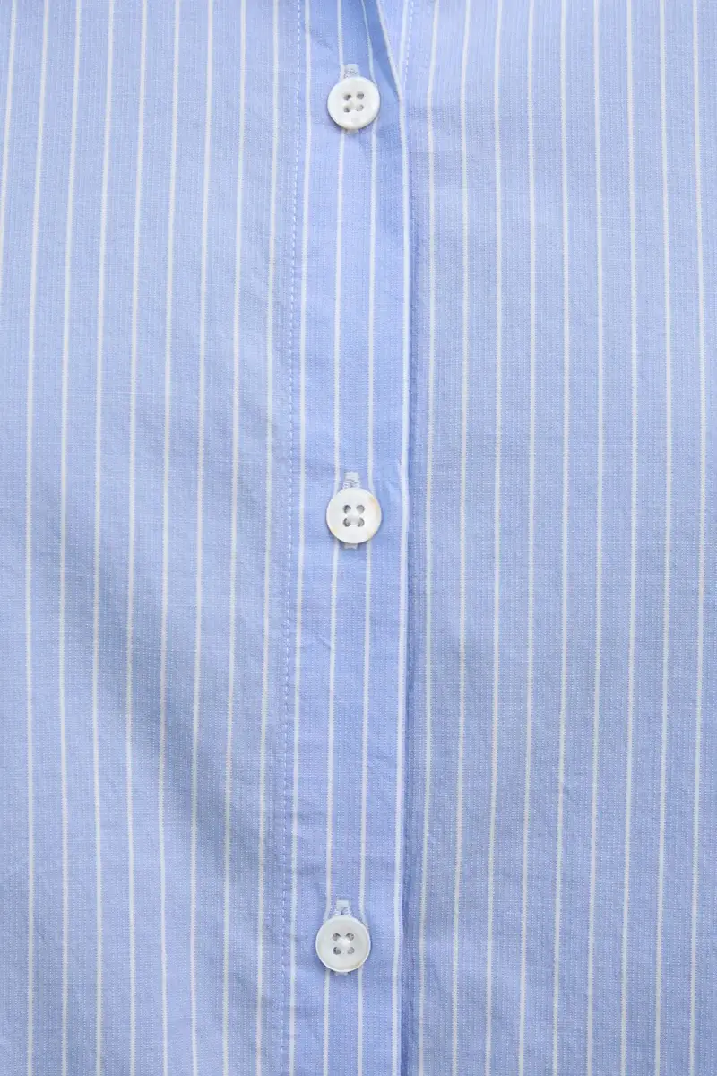 camicia in cotone donna colore blu 169410 miniatura 5