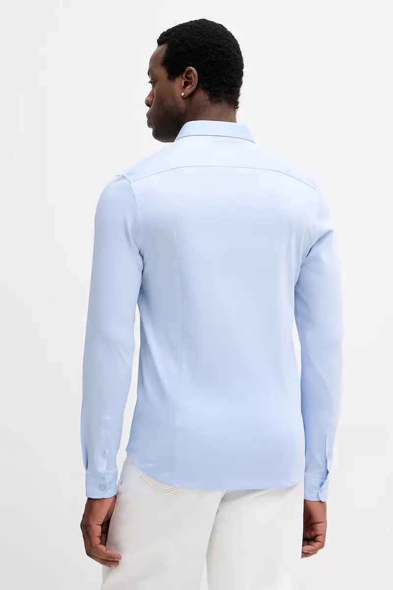 camicia in cotone MARCO Blu miniatura 3