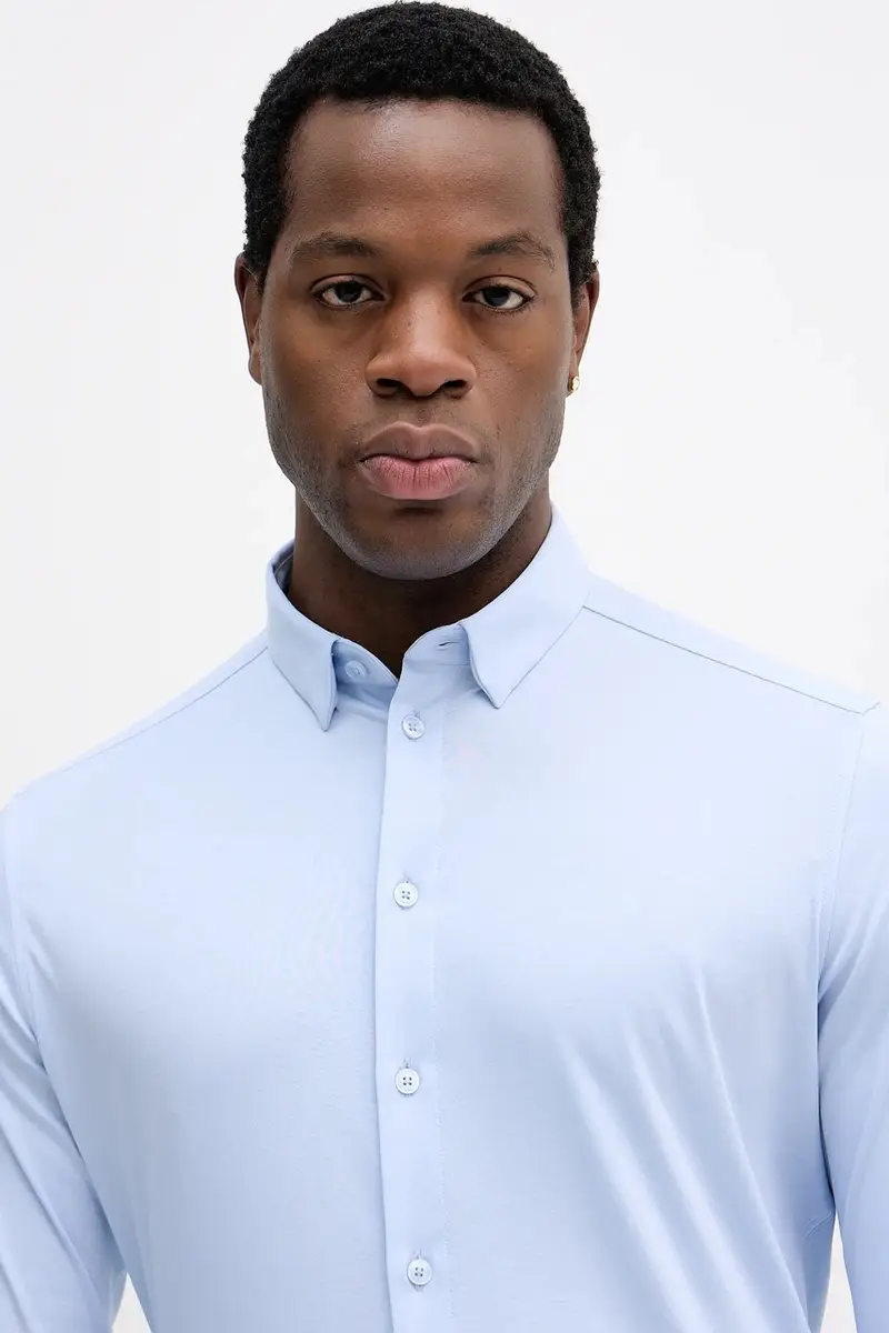 camicia in cotone MARCO Blu miniatura 4