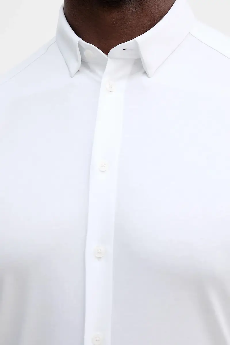 camicia in cotone MARCO uomo colore bianco 500940 miniatura 5