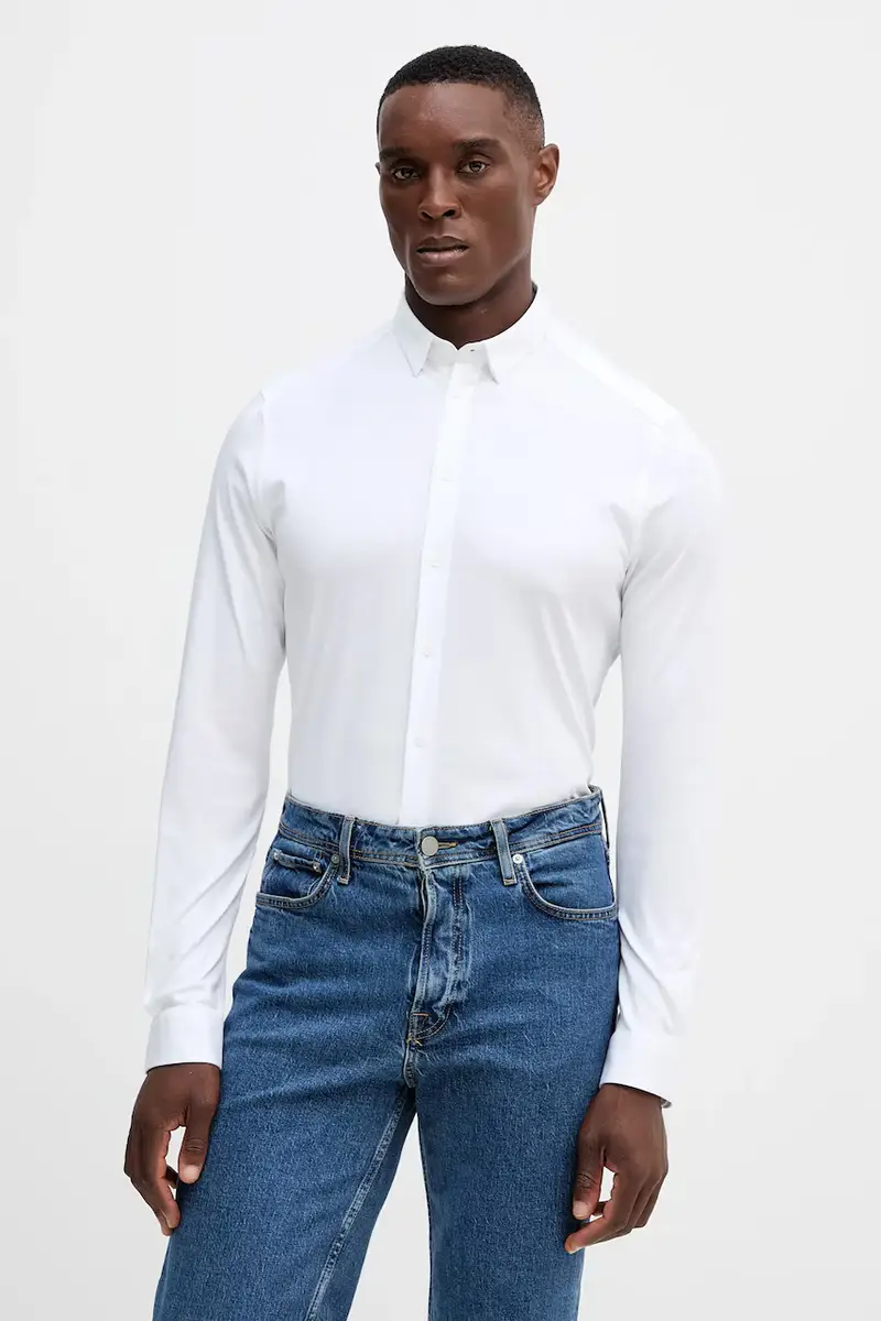 camicia in cotone MARCO uomo colore bianco 500940