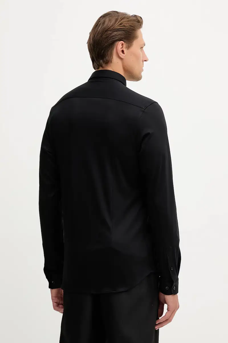 camicia in cotone MARCO uomo colore nero 500940 miniatura 3