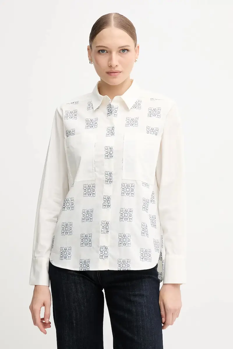 camicia in cotone WEINA donna colore beige 173000