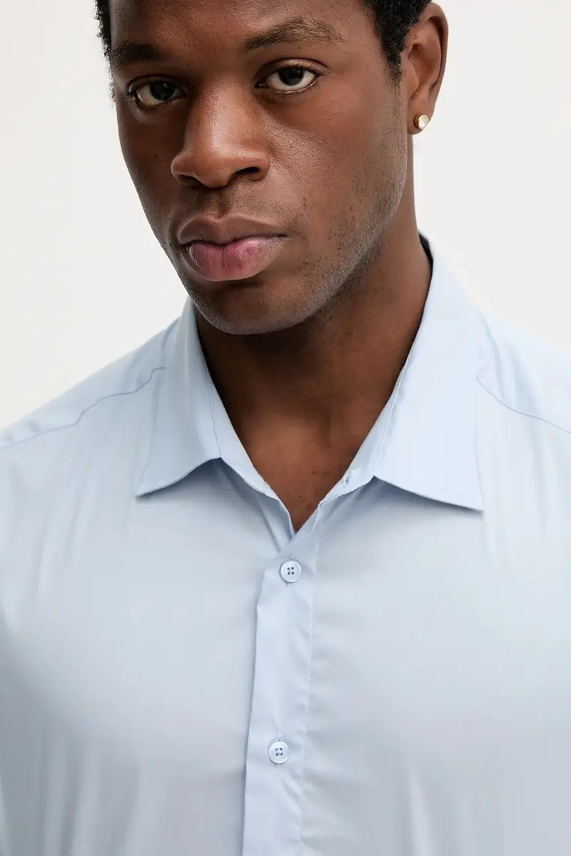 camicia MANNY uomo colore blu 508140 miniatura 4