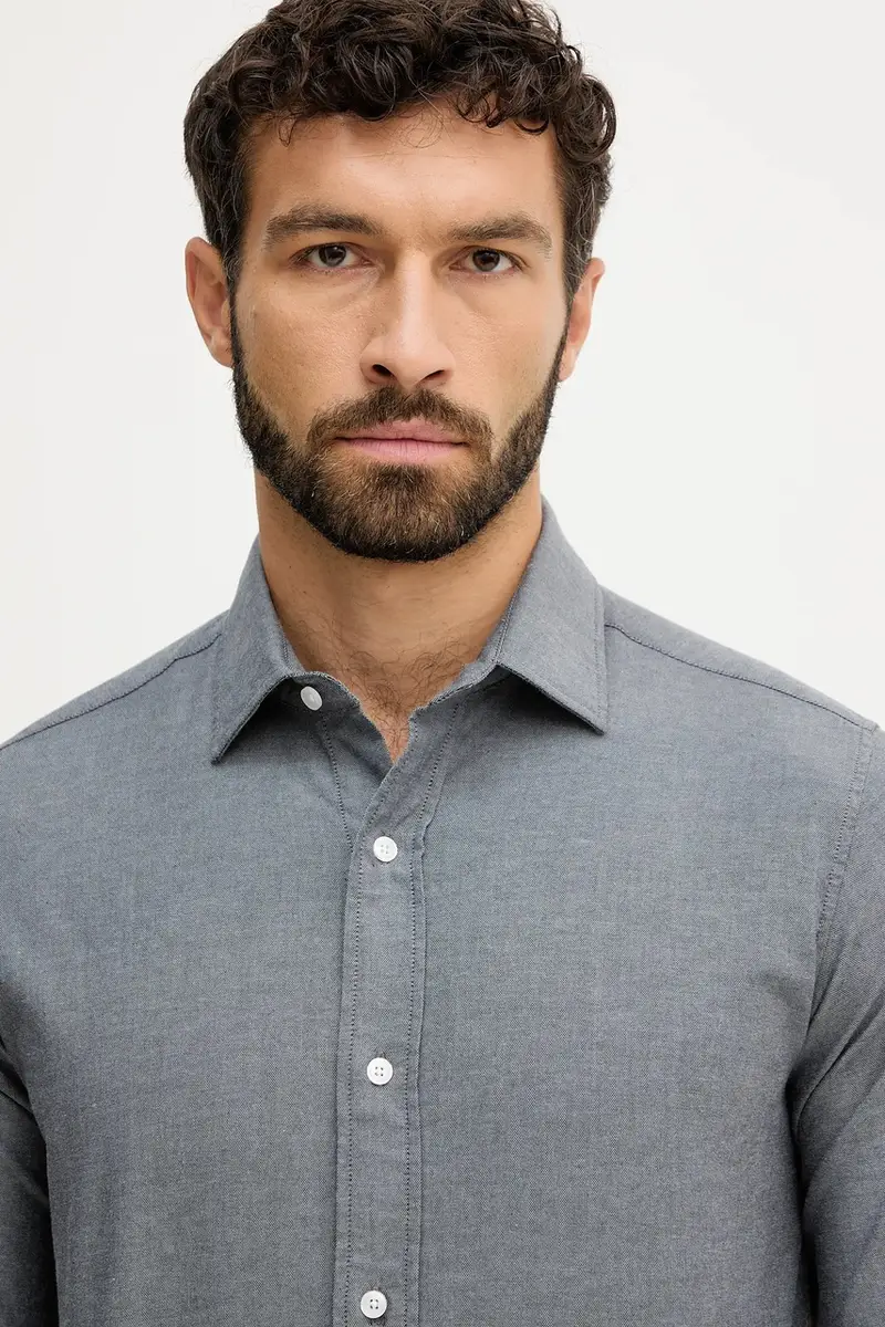 camicia MARCO uomo colore grigio 508090 miniatura 4